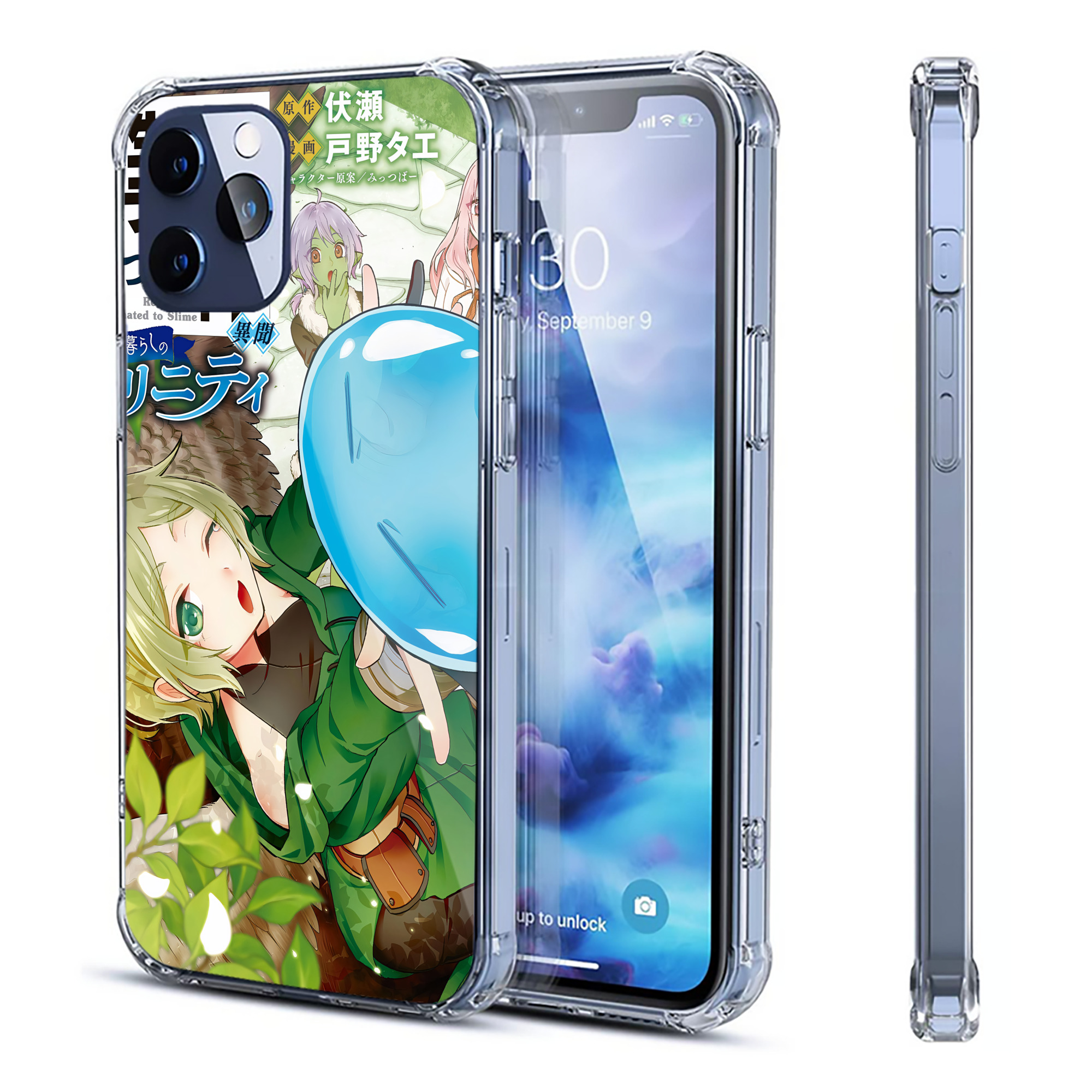 （画像用） 転スラ Regarding Reincarnated to Slime 【iPhone 12シリーズ対応】透明スマホケース（クリアソフトケース）